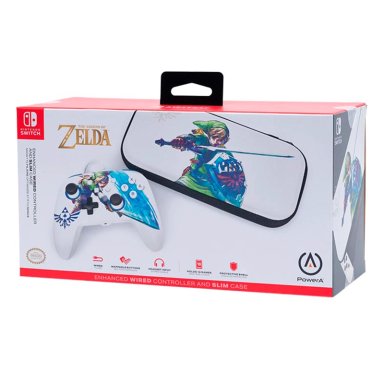 CONTROL NINTENDO SWITCH POWER A + CASE MASTER SWORD - 6