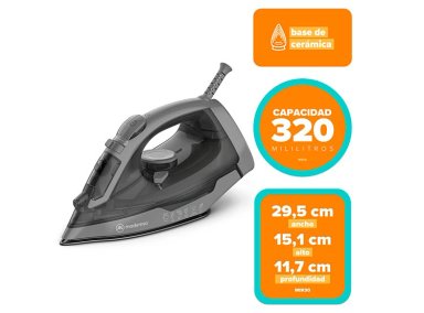 PLANCHA A VAPOR MADEMSA 2000 W MIR30 GRIS - 8