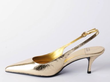 ZAPATOS CUERO MUJER JEFFREY CAMPBELL DORADO SLING-IT-ON - 4