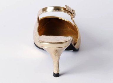 ZAPATOS CUERO MUJER JEFFREY CAMPBELL DORADO SLING-IT-ON - 5