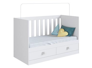 CUNA MULTIFUNCIONAL KIDSCOOL 3 EN 1 NEW AMORE BE062BR BLANCO - 2
