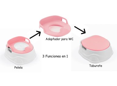 PELELA APRENDIZAJE 3 EN 1 ROSADA - 5