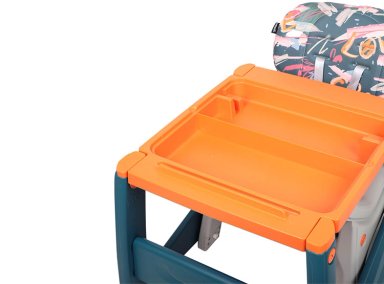 SILLA DE COMER ALTA SIT-UP PLUS NARANJA/AZUL INFANTI - 8