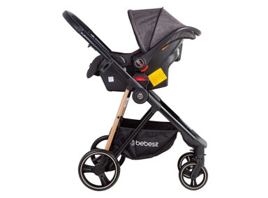 COCHE CUNA TRAVEL SYSTEM BEBE COSMOS CON BASE NEGRO BEBESIT - 5