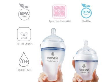 PACK MAMADERAS MY CUP + MANILLA Y TETINA BEBESIT - 8