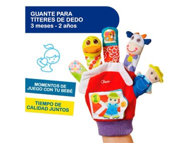 JUGUETE DIDACTICO CHICCO GUANTE CUENTA CUENTOS - 2
