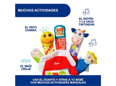 JUGUETE DIDACTICO CHICCO GUANTE CUENTA CUENTOS - 3