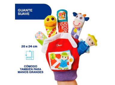JUGUETE DIDACTICO CHICCO GUANTE CUENTA CUENTOS - 6