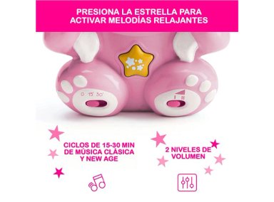 PROYECTOR OSITO ARCOIRIS ROSA - 2