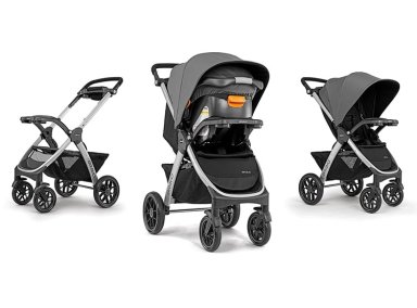 COCHE TRAVEL SYSTEM CHICCO BRAVO CON HUEVITO KEYFIT GRIS - 3