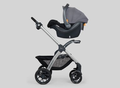 COCHE TRAVEL SYSTEM CHICCO BRAVO CON HUEVITO KEYFIT GRIS - 6