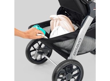 COCHE TRAVEL SYSTEM CHICCO BRAVO CON HUEVITO KEYFIT GRIS - 8