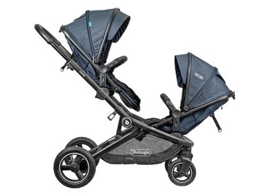 COCHE DOBLE DUETO GRIS - 4