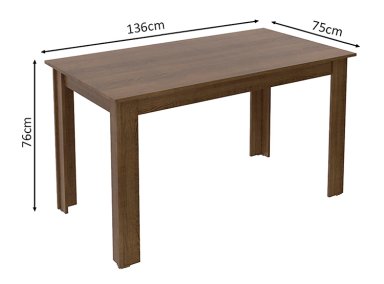 JUEGO DE COMEDOR VEKKA HOME PIA LEONE 4S - 7