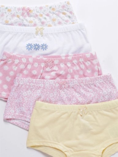 PACK 5 PANTALETA ALGODÓN NIÑA HARVEST MULTICOLOR - 3