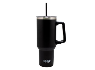 MUG TÉRMICO KEEP 40 OZ NEGRO - 1