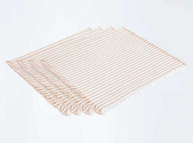 SET INDIVIDUAL MAISON LINETT RAYAS TAUPE X4 - 1