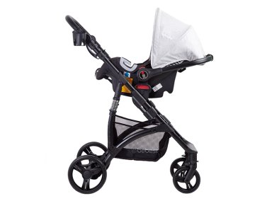 COCHE CUNA TRAVEL SYSTEM BEBE EXPLORER LX GRIS BEBESIT - 4