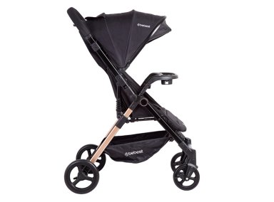 COCHE PASEO BEBE CITY COMPACTO LIVIANO NEGRO BEBESIT - 3