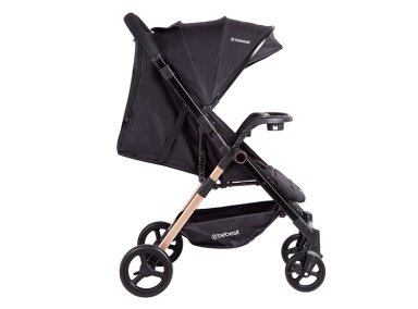 COCHE PASEO BEBE CITY COMPACTO LIVIANO NEGRO BEBESIT - 4