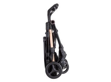 COCHE PASEO BEBE CITY COMPACTO LIVIANO NEGRO BEBESIT - 5