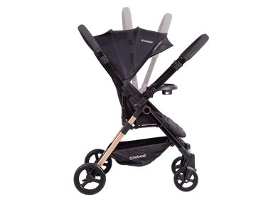 COCHE PASEO BEBE CITY COMPACTO LIVIANO NEGRO BEBESIT - 6