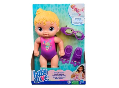 MUÑECA BABY ALIVE SUNNY LA NADADORA CABELLO RUBIO - 3