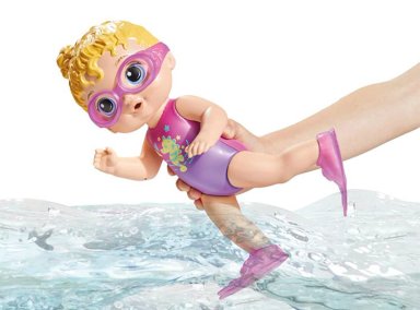 MUÑECA BABY ALIVE SUNNY LA NADADORA CABELLO RUBIO - 5