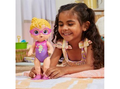 MUÑECA BABY ALIVE SUNNY LA NADADORA CABELLO RUBIO - 8