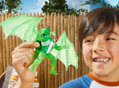 FIGURA DE ACCIÓN SPIDERMAN EPIC HERO SERIES WEB SPLASHERS HIDROATAQUE AÉREO DE SIMBIONTE VERDE - 12