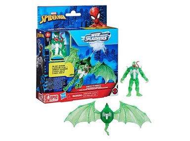 FIGURA DE ACCIÓN SPIDERMAN EPIC HERO SERIES WEB SPLASHERS HIDROATAQUE AÉREO DE SIMBIONTE VERDE - 3