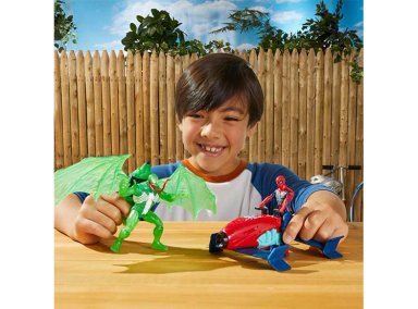 FIGURA DE ACCIÓN SPIDERMAN EPIC HERO SERIES WEB SPLASHERS HIDROATAQUE AÉREO DE SIMBIONTE VERDE - 9