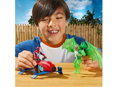 FIGURA DE ACCIÓN SPIDERMAN EPIC HERO SERIES WEB SPLASHERS HIDROATAQUE AÉREO DE SIMBIONTE VERDE - 10