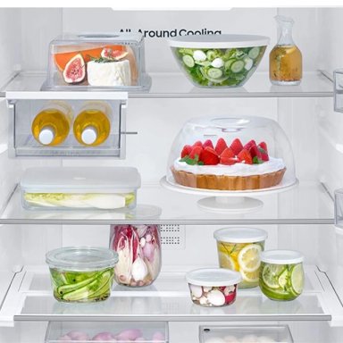 REFRIGERADOR BOTTOM FREEZER SAMSUNG RB50DG6320B1 459L NO FROST GRIS - 6