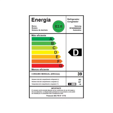 REFRIGERADOR FRENCH DOOR SAMSUNG RF29DB9950QD FAMILY HUB 699L NO FROST GRIS - 12