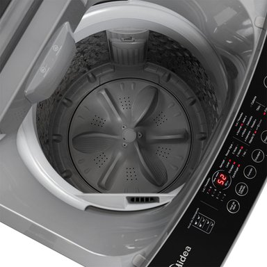 LAVADORA CARGA SUPERIOR MIDEA MLS-095GE04N 9.5KG GRAFITO - 8