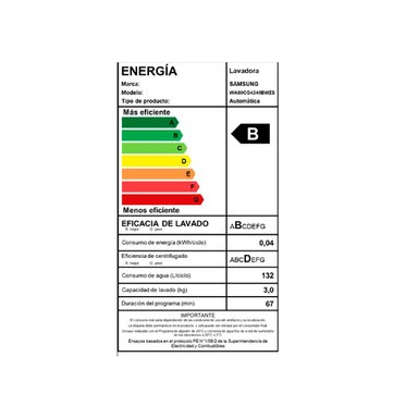 LAVADORA CARGA SUPERIOR SAMSUNG WA80CG4240BW 8KG BLANCO - 8