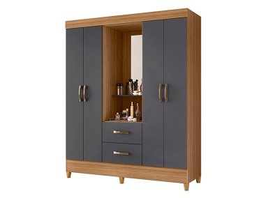 CLOSET VEKKA HOME MOBI CAPELINA GREY 4P 2C - 1