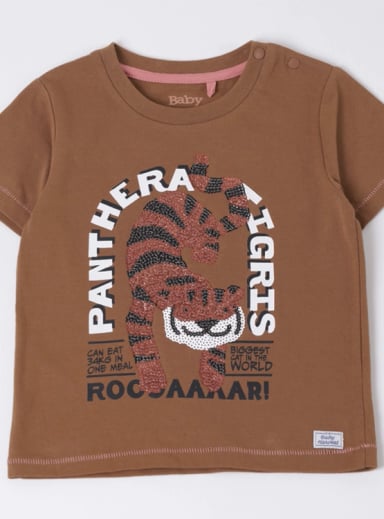 POLERA NIÑO BABY HARVEST ESTAMPADA MILITAR CON BOLSILLO  - 3