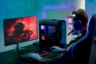 MONITOR LED ACER 23.8" GAMER FHD AJUSTABLE FULL HD - 10