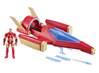 FIGURA DE ACCIÓN MARVEL AVENGERS EPIC HERO SERIES JET DE COMBATE DE IRON MAN - 1
