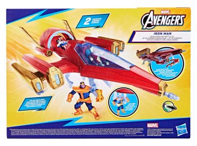 FIGURA DE ACCIÓN MARVEL AVENGERS EPIC HERO SERIES JET DE COMBATE DE IRON MAN - 14