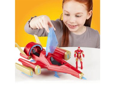 FIGURA DE ACCIÓN MARVEL AVENGERS EPIC HERO SERIES JET DE COMBATE DE IRON MAN - 4