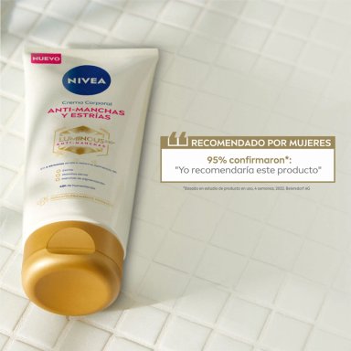 CREMA CORPORAL NIVEA HIDRATANTE ANTIESTRIAS LUMINOUS630 200 ML - 4
