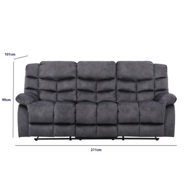 SOFÁ RIPLEY HOME RECLINABLE YOZ 3 CUERPOS - 7