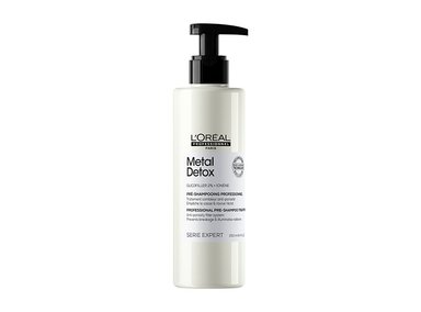 PRE SHAMPOO L'ORÉAL PROFESSIONNEL METAL DETOX TRATAMIENTO RELLENADOR ANTIPOROSIDAD CABELLO DAÑADO TINTURADO 250 ML - 1
