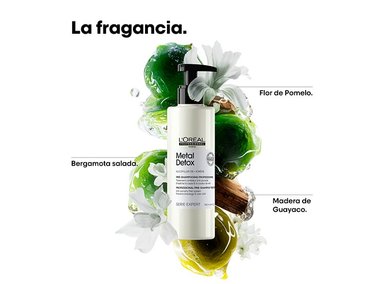 PRE SHAMPOO L'ORÉAL PROFESSIONNEL METAL DETOX TRATAMIENTO RELLENADOR ANTIPOROSIDAD CABELLO DAÑADO TINTURADO 250 ML - 7