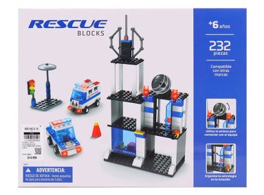 BLOQUES DE CONSTRUCCIÓN ESTACIÓN DE POLICIA 232 PZS - 1