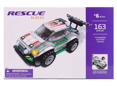 BLOQUES DE CONSTRUCCIÓN AUTO DE CARRERA 163 PZS - 1