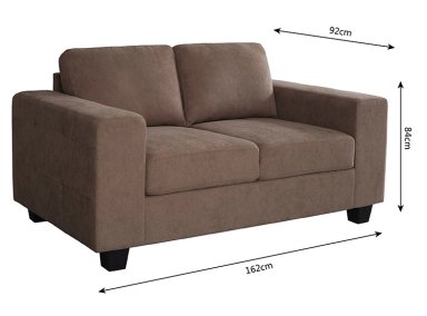 SOFÁ CIC TÁMESIS 2 CUERPOS TAUPE - 7